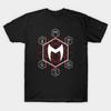 Men Black Print T-shirt Rune Spell Scarlet No-Cut Transfer Paper Print Cotton Tshirt