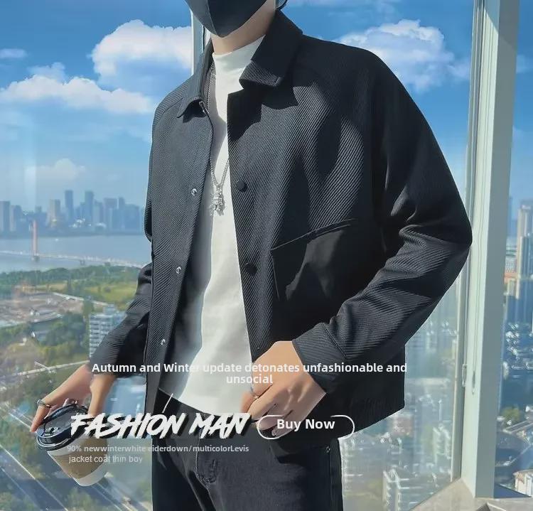 2023 Men's Youth Versatile Baseball Jacket - Trendy Casual Spring/Autumn Top