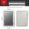 Dual-Sided Titanium & Stainless Steel Cutting Board with Wheat Straw 304