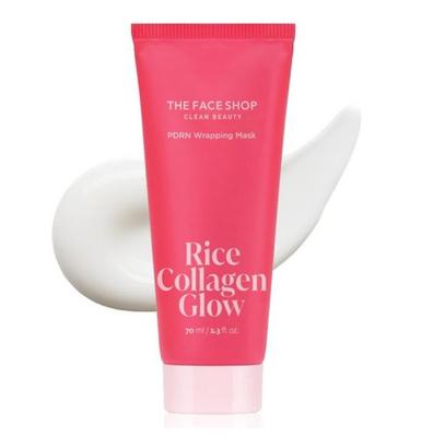 Rice & Collagen Glow PDRN Wrapping Mask 70ml – Brightening & Firming Sheet Mask