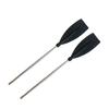 2 Aluminum Alloy Floating Boat Canoe Paddles for Outdoor Activities.