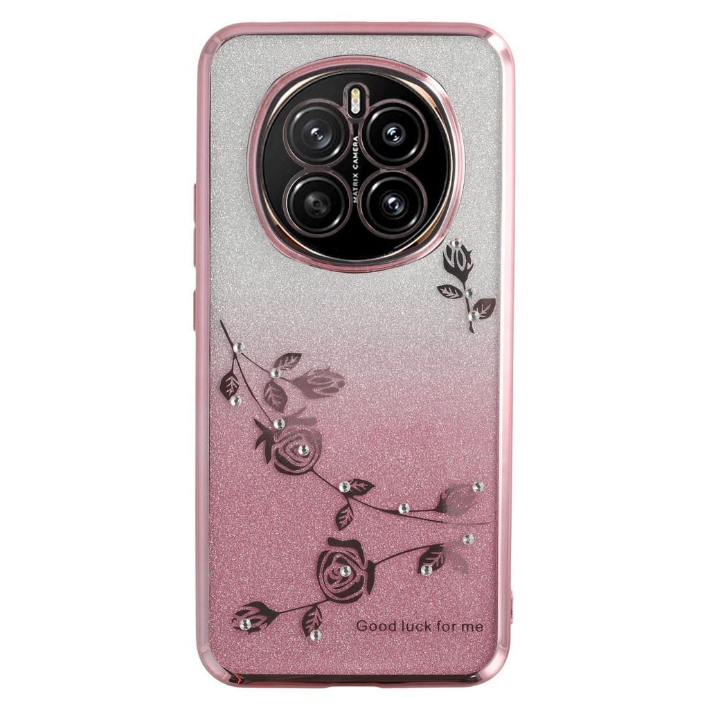 KADEM Für Honor Magic7 5G Hülle Blume TPU Flexibel Farbverlauf Handyhülle