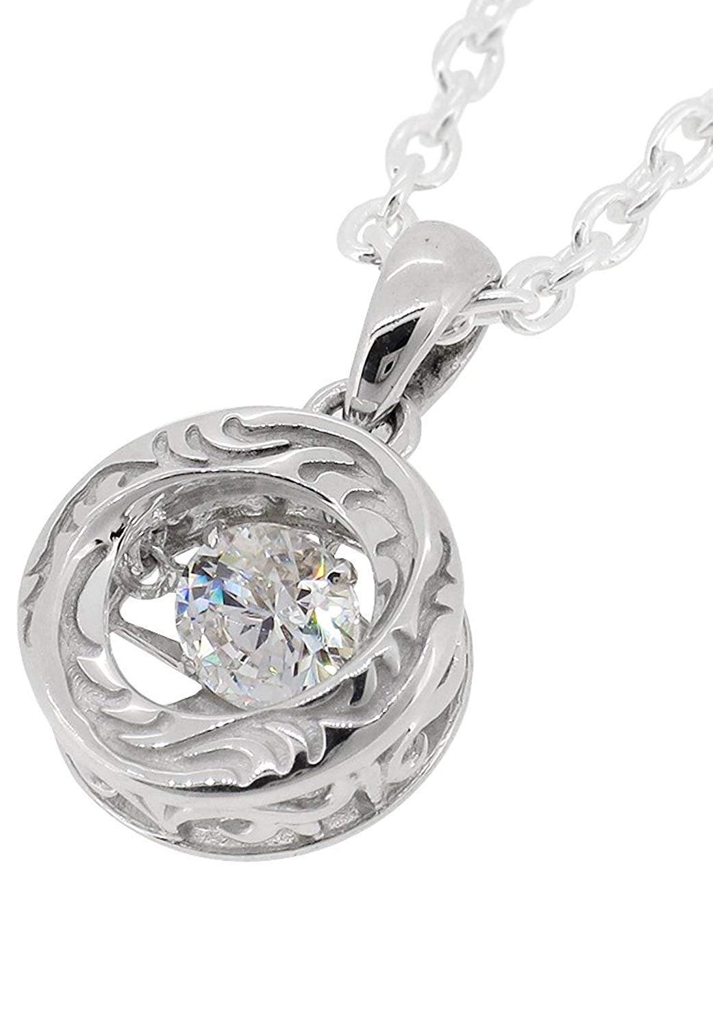 

Cross Emotion Special Edition Dancing Stone Sterling Silver 925 Necklace (Standard Version, 45cm Length) Saint Men s