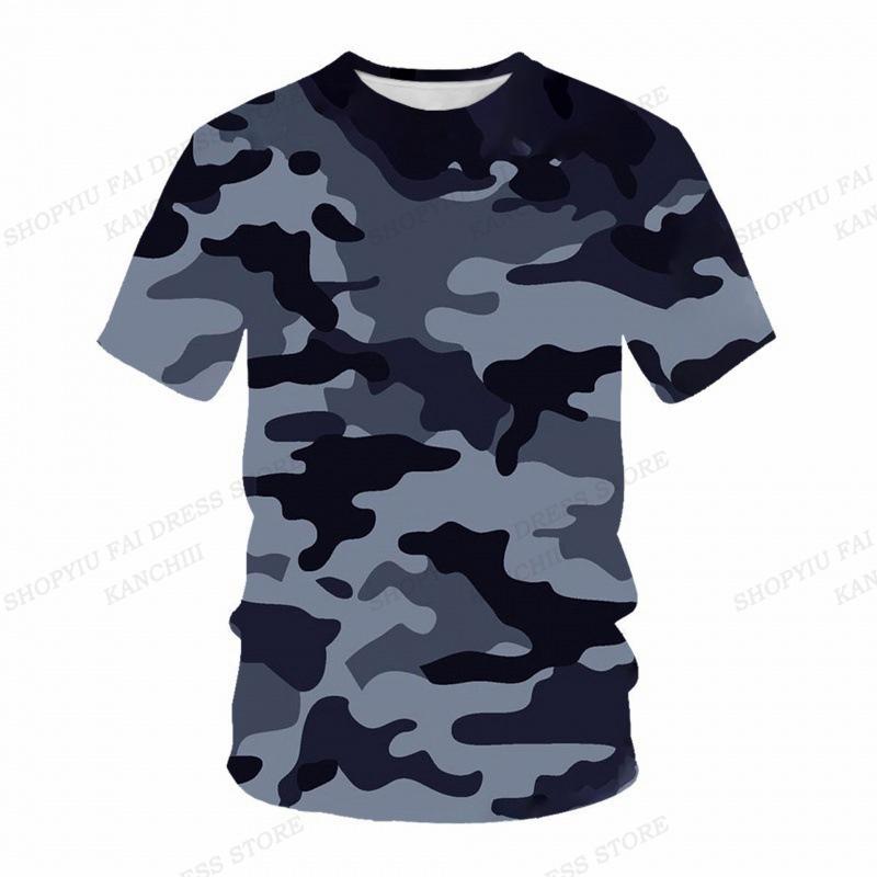 

Summer Camo T-shirt Camouflage 3D Print Tshirt Men Fashion O-Neck Short Sleeve Tshirt Outdoors T shirt Kids Tops Tee Fitness 6XL