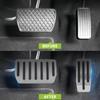 Car Foot Pedal Pads Covers for Tesla Model X For Tesla Model S Inner Accessories Aluminum Alloy Accelerator Brake Rest Pedals