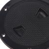4/6/8In Abs Plastic White Black Round Deck Inspection Plate Hatch Cover Deck Plate Non Slip Detachable For Marine Rv Yacht Boat