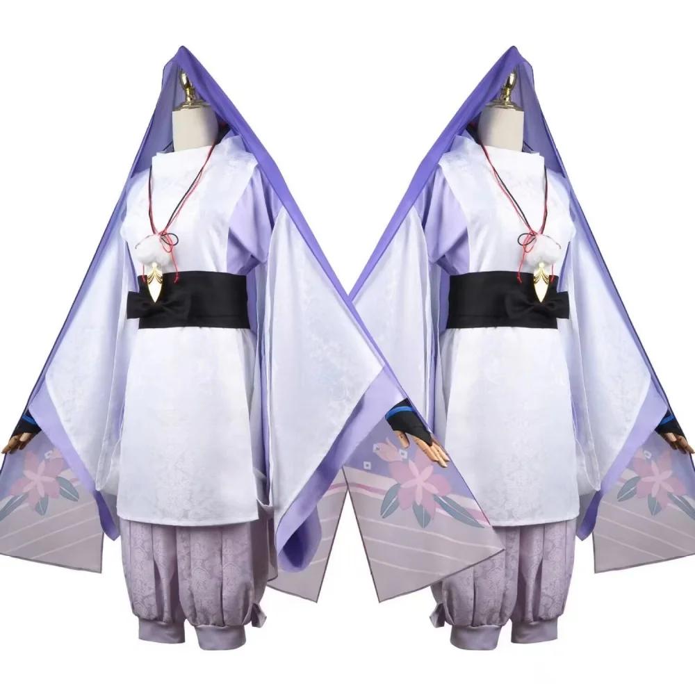 Costume de Cosplay WPanama er Kabukimono avec Perruque, Ensemble de ixd'Halloween