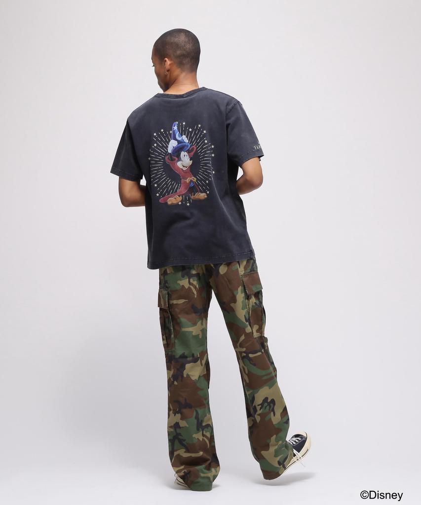 Avirex Collection FANTASIA MICKEY MOUSE PRINT M 410 Charcoal T-SHIRT Men's 783-5234024
