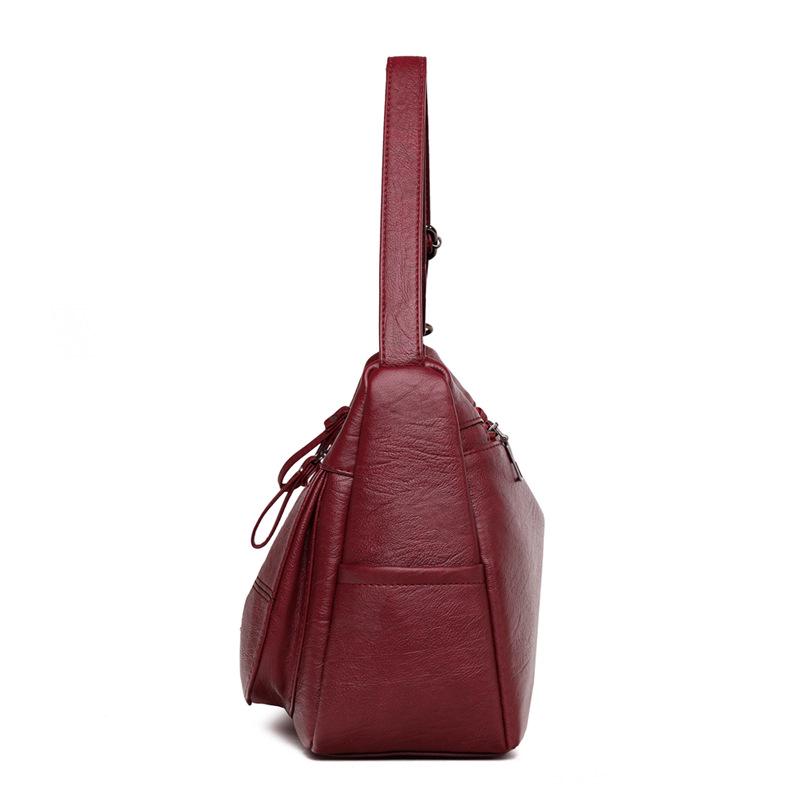 2026 Women's Large Capacity Crossbody Bag - High-End Fashion, Simple Design, Casual Single Shoulder Bag for Moms