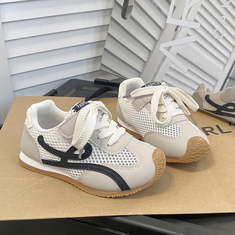 Single Net Children's Shoes 2025 Spring and Summer New Girls and Boys Forrest Gump Shoes Soft Sole Sports Shoes Casual Shoes Ultra-light Sole