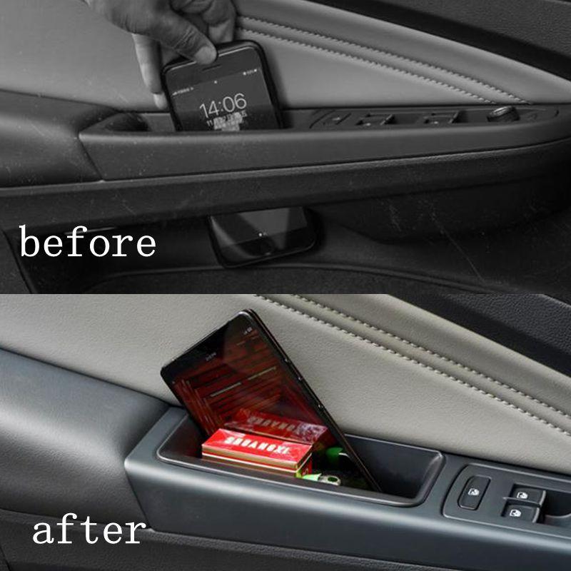 Car Door Storage Armrest Box For Volkswagen VW Golf MK8 8 Golf8 R Gti Gte   Inner Door Handle Container Holder