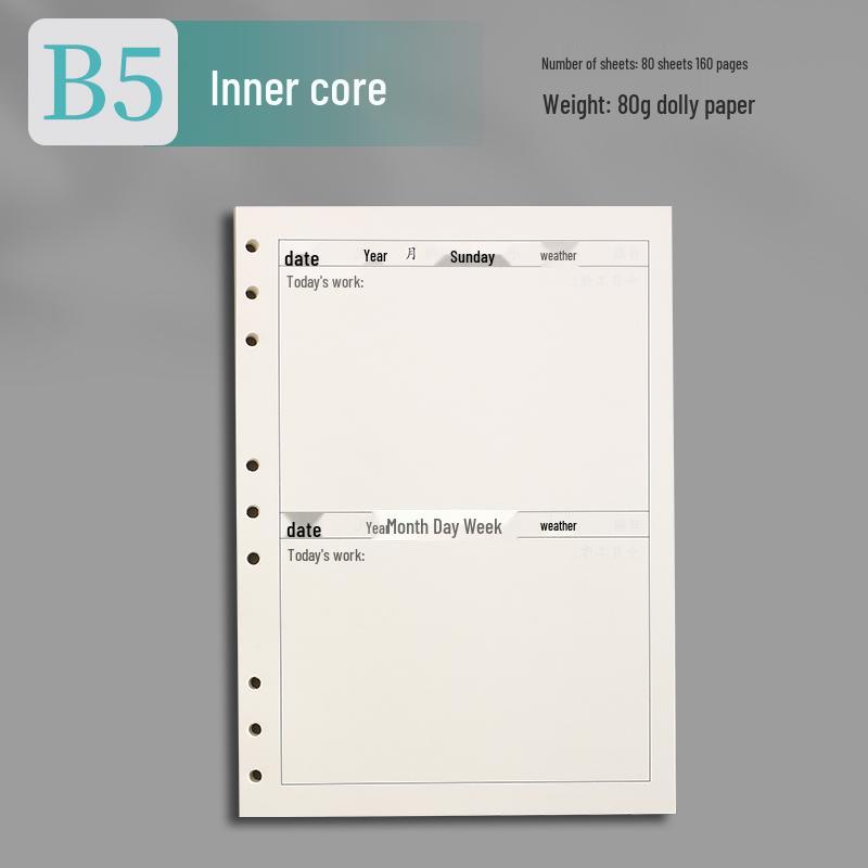 A4 Work Log & Meeting Minutes Book with Custom Printing for Office or Construction Use