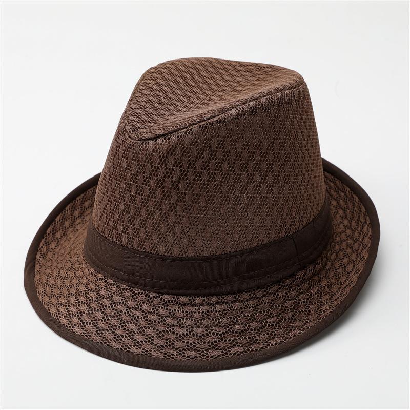 Middle-Aged And Elderly Hats, Men'S British Retro Single Top Hat, Sunshade Jazz Hat, Sun Hat, Sunscreen Hat, Cool Hat, Old Man Hat.