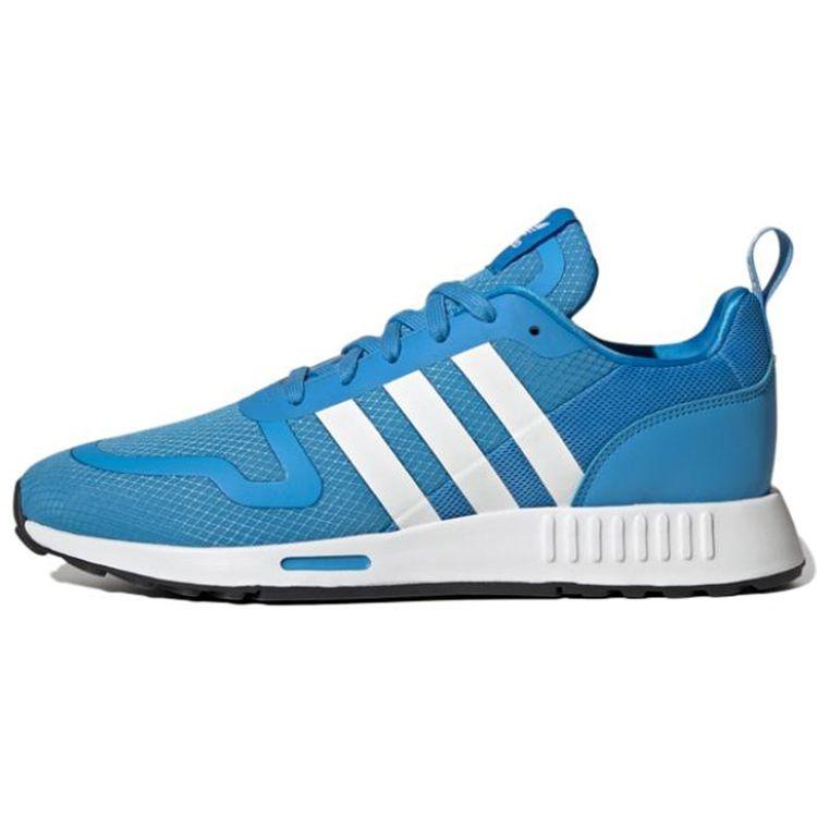 Adidas Originals Multix Comfortable Classic Synthetic Leather Durable Breathable Low-Top Casual Running Shoes Unisex Sneakers Blue GW6835