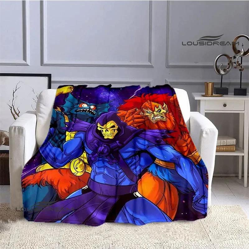 Anime Universe Master HE-MAN Printed Blanket Children Warm Beautiful Blanket Home Travel Essential Blanket Birthday Gift