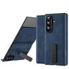Luxury Nappa Leather Magnetic Alloy Bracket Phone Case For Samsung Galaxy Z TriFold Anti-Drop Shockproof Protective Cover