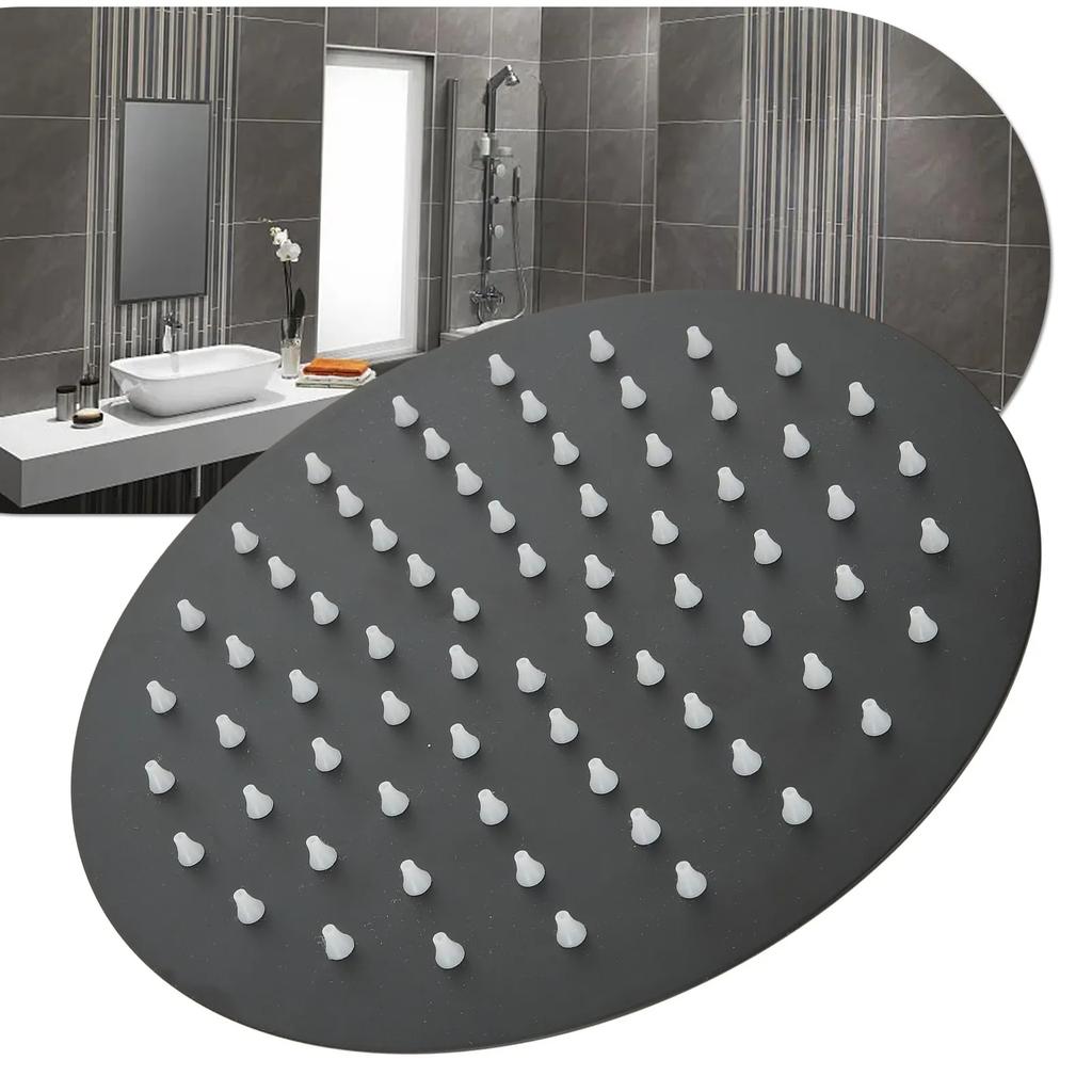 8 Inch Shower Head Bath Connector High Pressure Rain Replacement Shower Swivel Ball Ultra-thin High Quality Parts