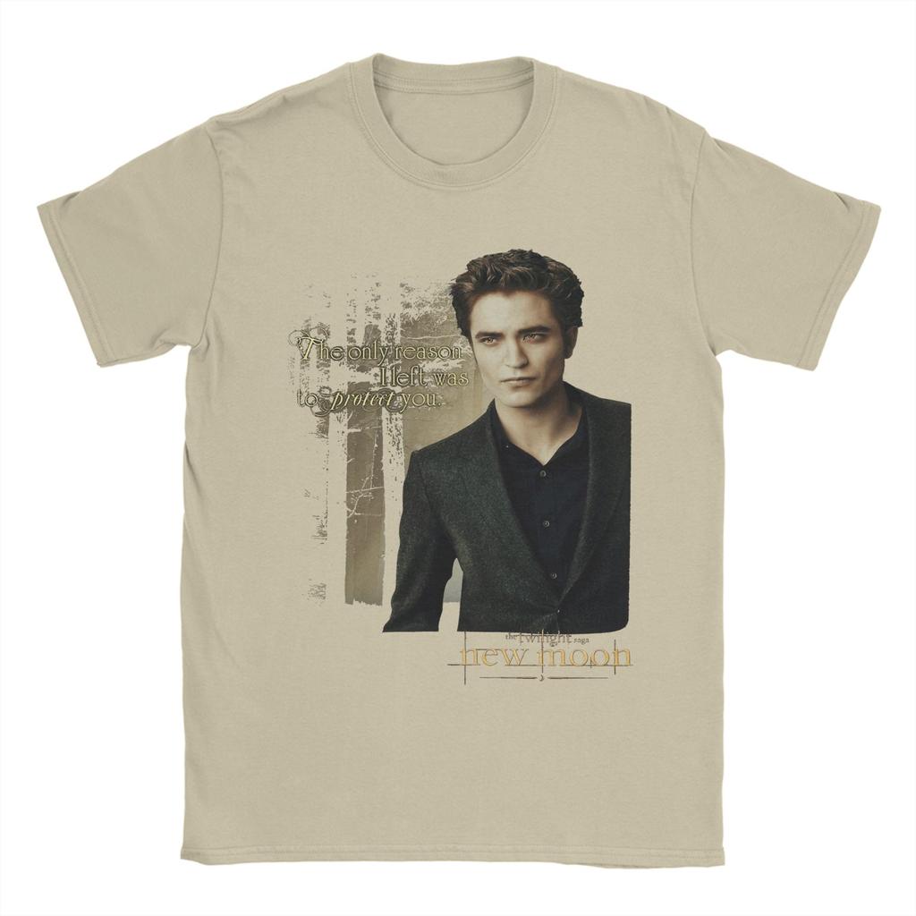 Men Twilight Edward Cullen Movie Retro T Shirts  Cotton Clothing Funny Short Sleeve Round Neck Tees 6XL T-Shirts