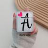 Initial Letter A Z Love Heart Earphone Case for Airpods 4th 3rd Pro 3 2 Cover for Airpod 2 3 1 Protective Accessorie Shell Funda