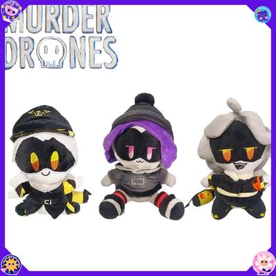 25CM Anime Murder Drones Popular Plush Toys Baby Boys Girls UZI Drone Killers Little Robot Doll Home Decoration Pillows Cushions