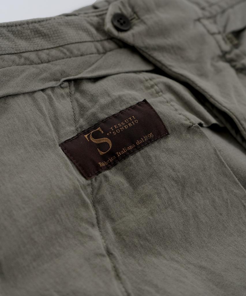 BIRBANTE Sondrio Stretch Satin Pants - Mocha Beige