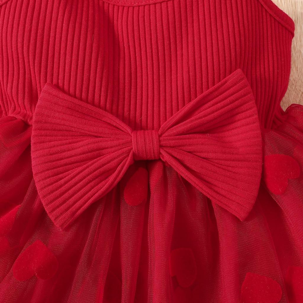 بدلة فستان طفلة حلوة صيفية طفلة 6 أشهر - 3 سنوات بدلة جاكيت جينز قصير + تنورة توتو شبكية بحمالة عنق