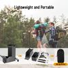 Lixada Outdoor Collapsible Wood Burning Stainless Steel   Stove Backpacking Camp Tent Stove