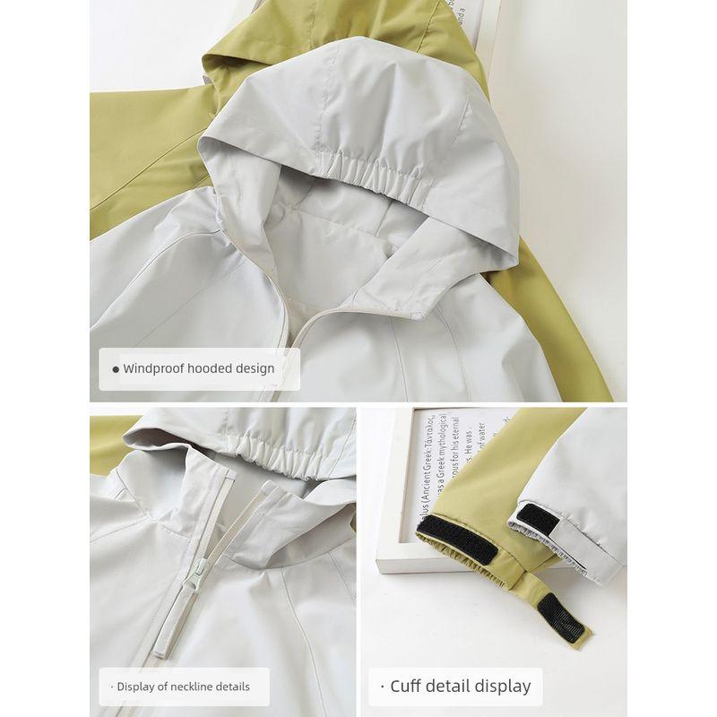 Right European Boy Hooded Outwear Spring and Autumn Clothes Baby Tops Baby Windproof Waterproof Spring Cotton-Padded Clothes Kids Children's Clothing