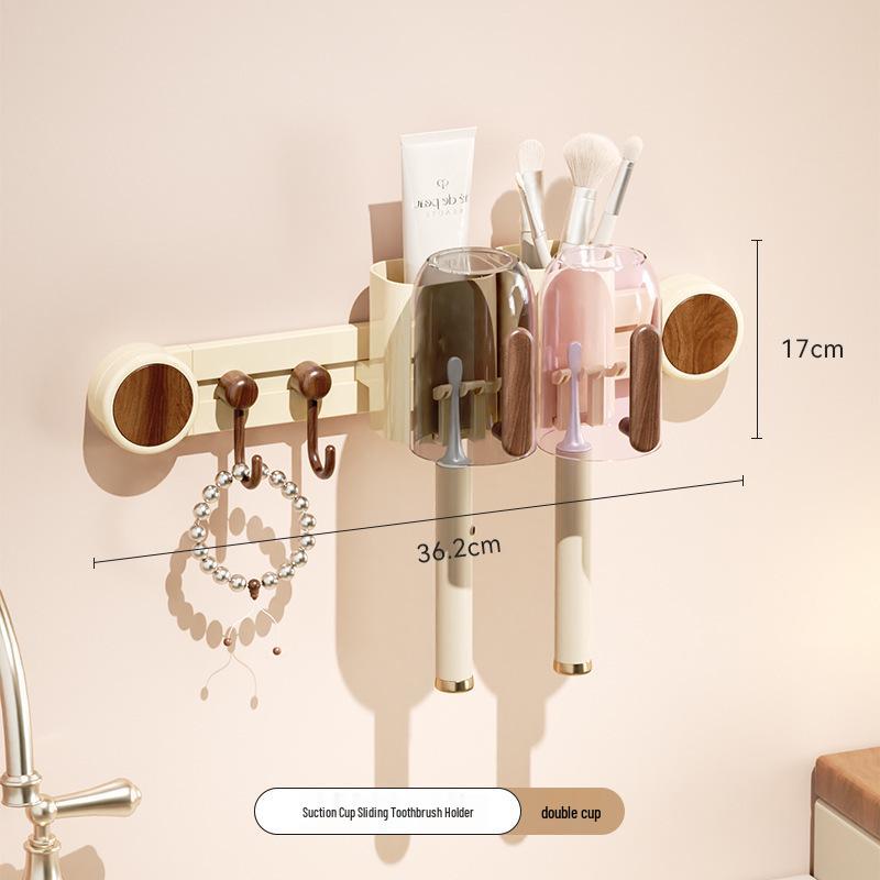 Toothbrush & Toothpaste Holder Bathroom Rack