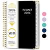 A5 Size 2026 Planner Notebook Yearly Schedule Daily Plan Yearbook Spiral Notebook  Office Supplies