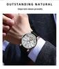 BINKADA Herrenmode Skelett Mechanisch Leuchtend Wasserdicht Uhr