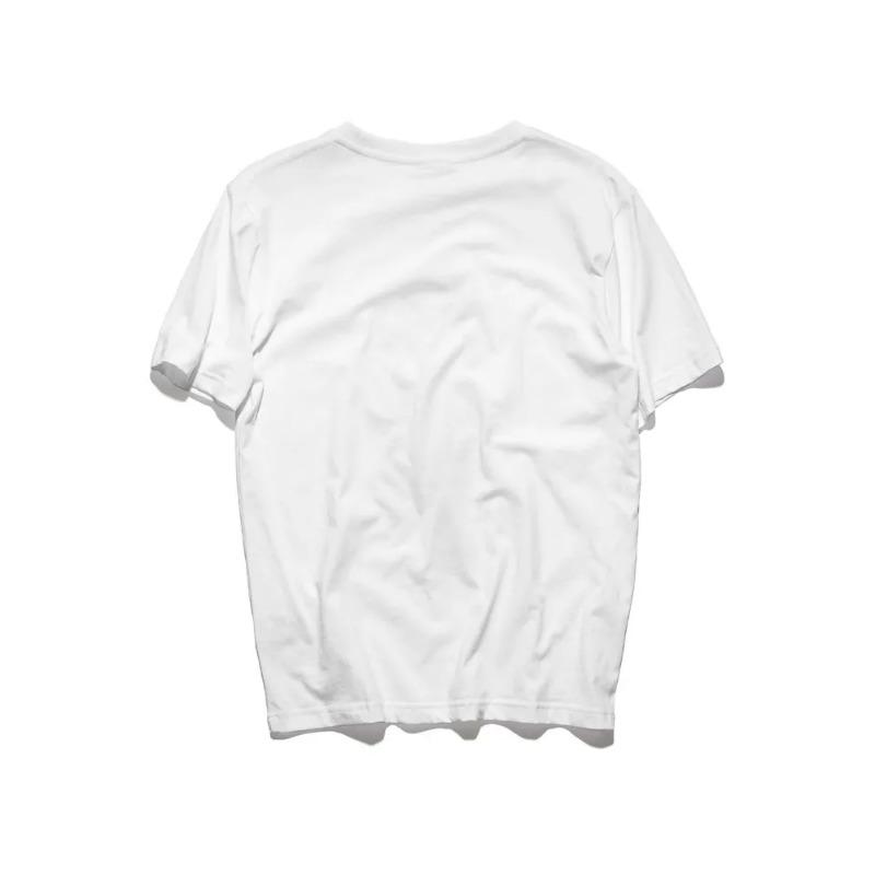 Little Brown Bear Printed Top Short Sleeved Pure Cotton T-shirts Couple Unisex  T-shirts