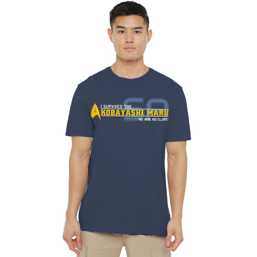 Star Trek I Survived T-Shirt S-3XL Navy XXXL