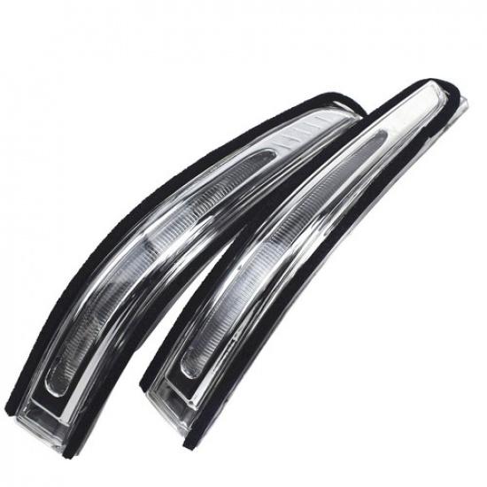 2PCS Car Side Mirror Turn Signal Light For Hyundai Santa 87613-B8000 87623-B8000