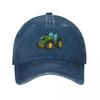 Tractor Green Tractor Drawing Baseball Cap funny hat Luxury Brand Sports Cap Hat Baseball Cap Baseball For Unisex Womens