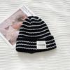 Personalized Woolen Hat  Warm and Transparent Ear Protection Pullover Hat Autumn and Winter Casual and Versatile Outdoor Knitted Hat for Women
