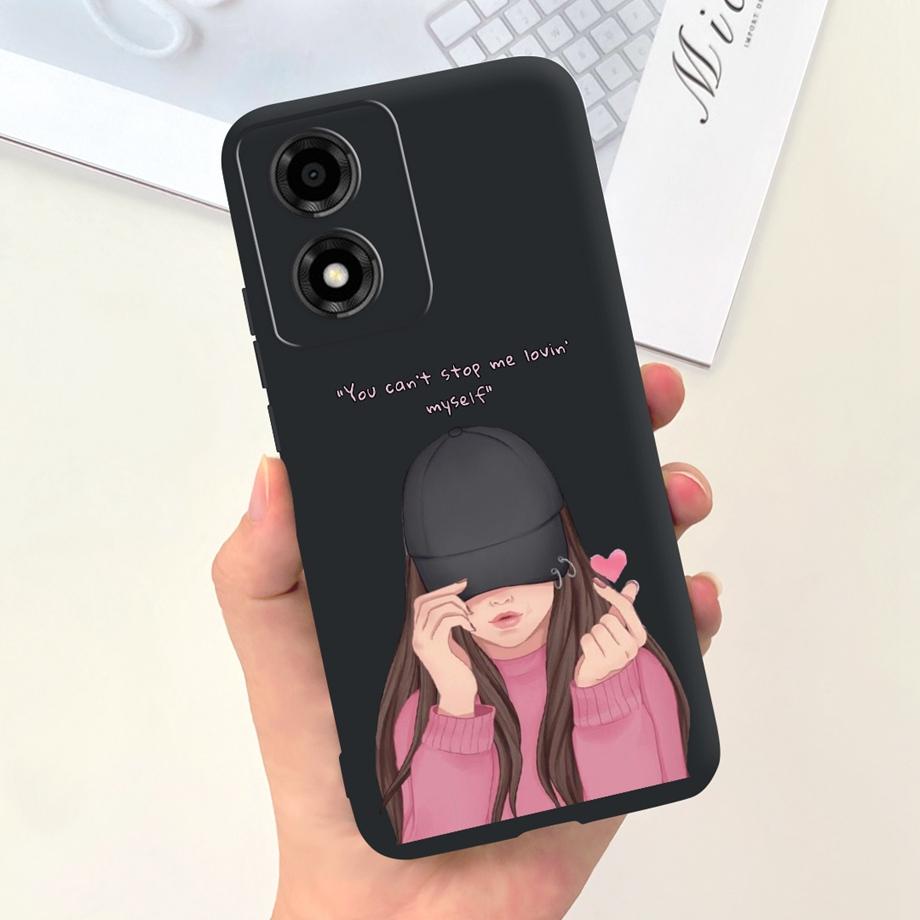 Per Motorola Moto E14 Custodia Cover 6.56" Lusso Morbido Silicone Custodia Telefono Fundas Per Motorola E14 MotoE14 Custodia TPU Protezione Fotocamera