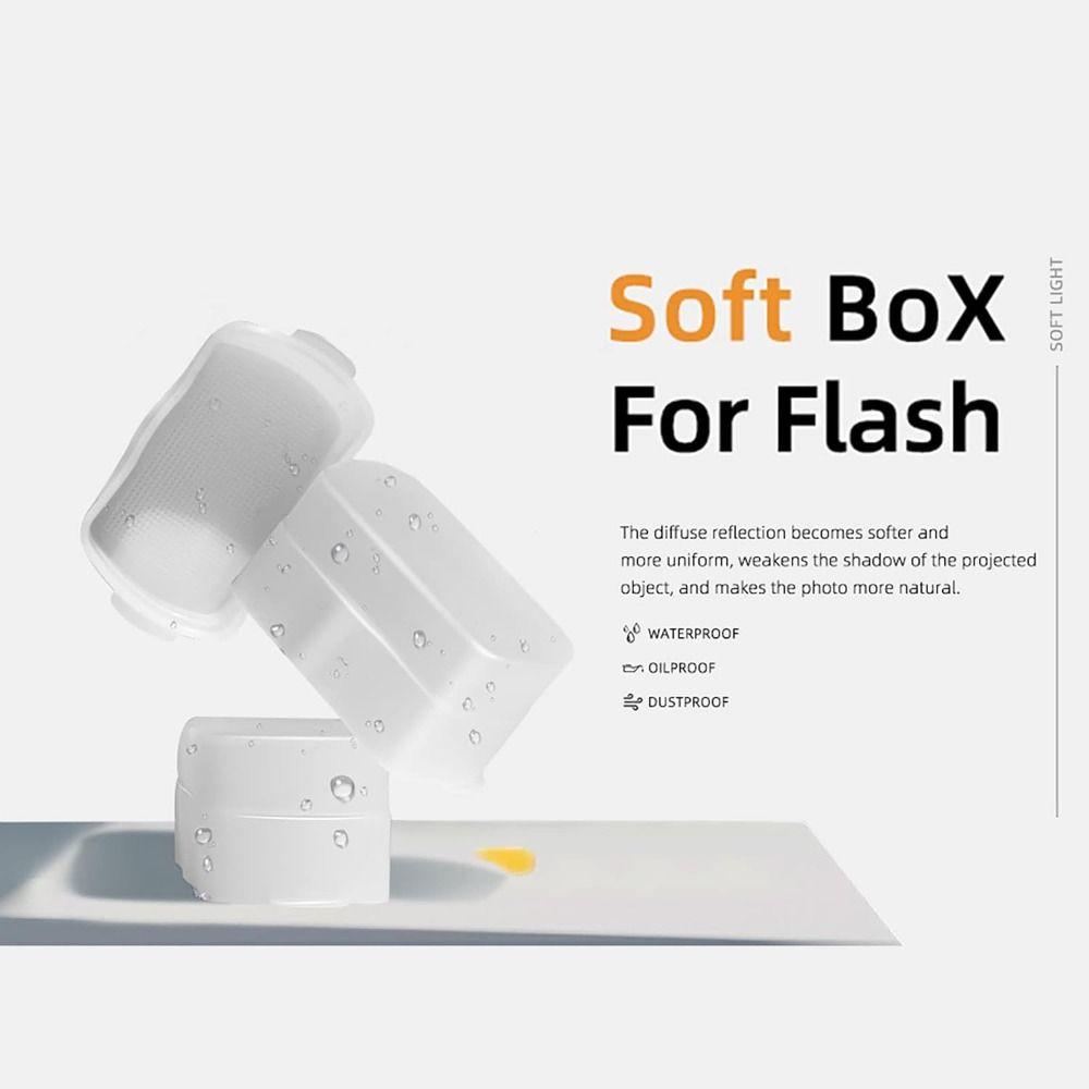 Silicone Light Diffuser Dome Soft Light Cover New Studio Strobe Reflector