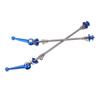1 Pair   Hub Quick Release Poles Bike Front Rear   Alloy Axle Skewer Lever