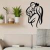 Metal Wall Art Mother and Child Decor Gift Home Hooks