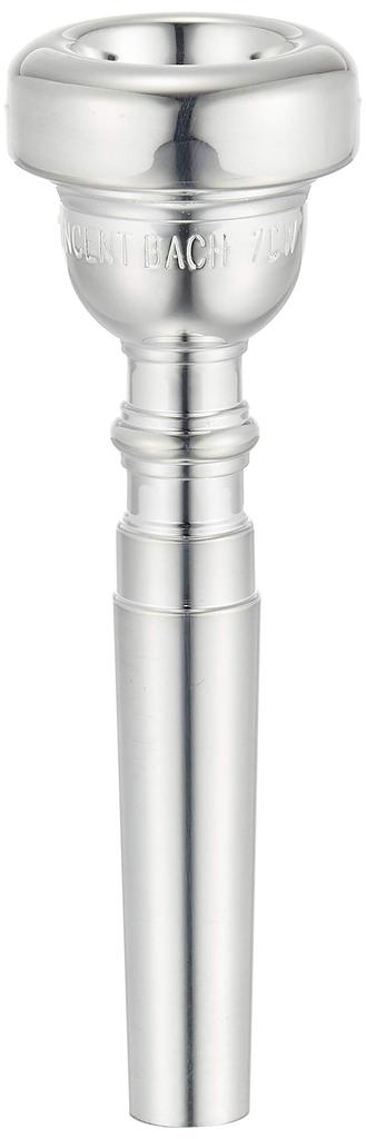 BACH Trumpet Mouthpiece 7CW Silver Plated Finish