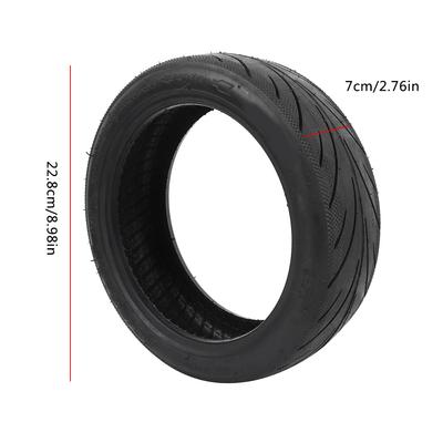 Rubber Vacuum Outer Tire Black Tyre Replacement Accessory for Ninebot Scooter MAX‑G30