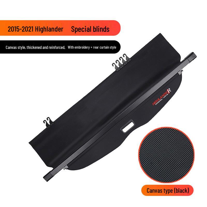 Compatible Rear Trunk Cargo Cover for Toyota RAV4 and Highlander