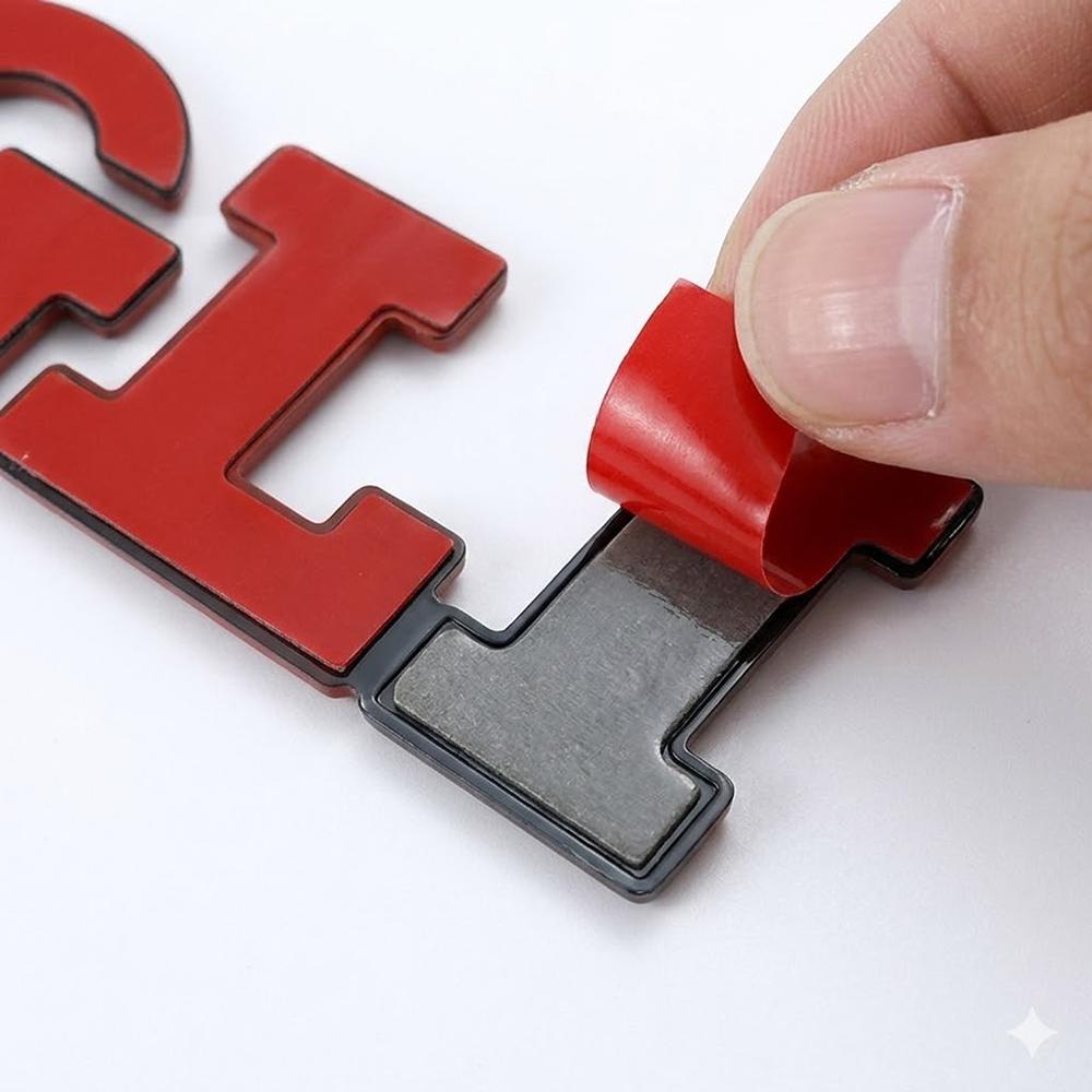 3D Metal Car Letters GLI Logo Rear Trunk Badge Emblem Sticker Decals For Volkswagen VW Jetta MK2 MK4 MK5 MK6 MK7 MK8 Accessories