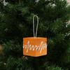 Foam Candy Cane Gingerbread Man Christmas Tree Pendant Ball Snowflake Xmas Tree Hanging Ornament for Navidad Natal Home Decor