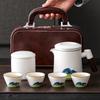 Company Anniversary High-End Tea Set for Employees & Customers - Portable Gaiwan Gift Set