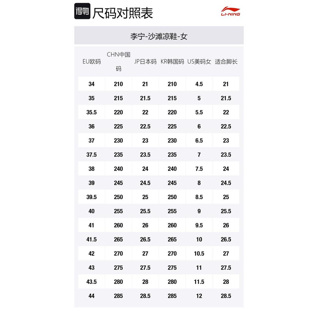 Li Ning SOFT COCA Comfortable And Trendy Beach Sandals Women's Blue AGUU002-5