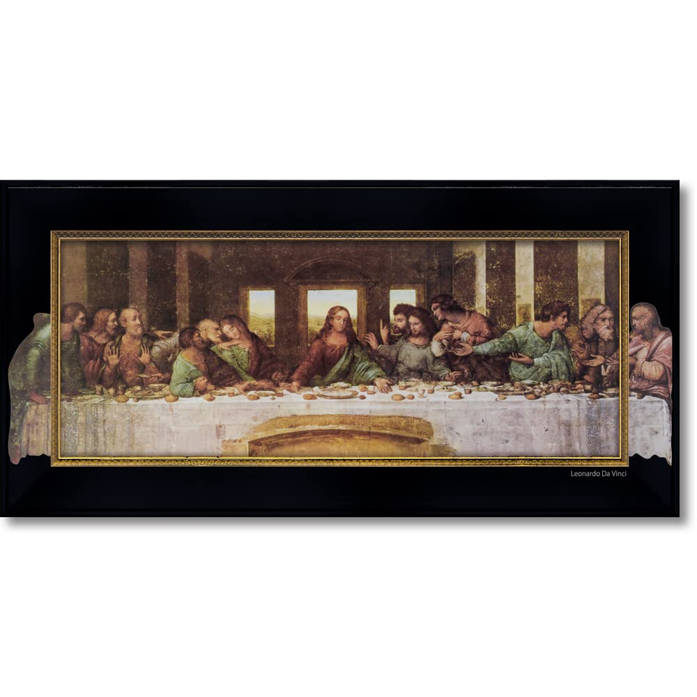 

Big Art Frame Masterpiece High Gloss Series Leonardo da Vinci Last U-Power ~ ~ The Supper BA-10071