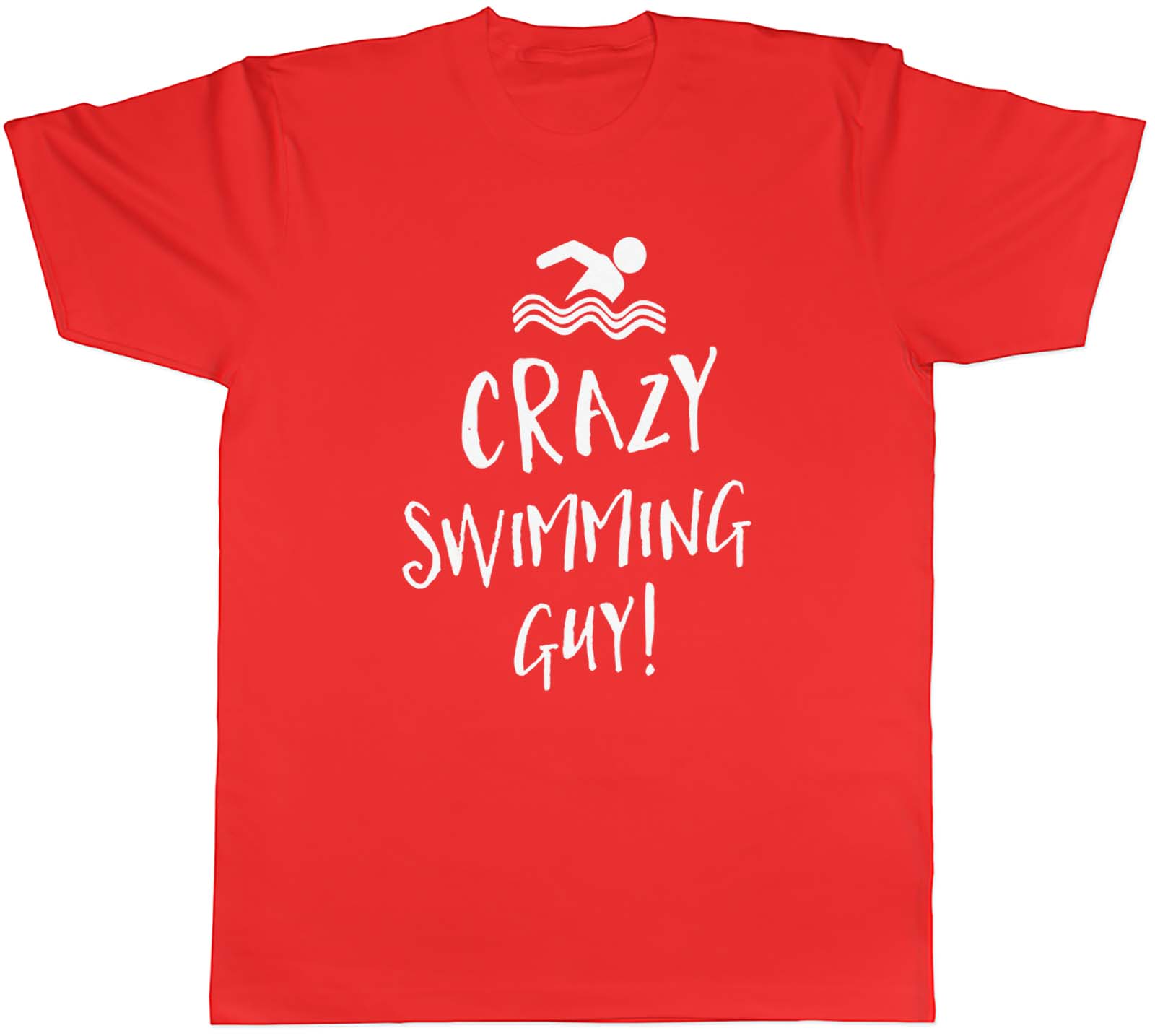 Crazy Swimming Guy Unisexs Unisex TShirt Tee S