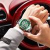 POEDAGAR Clock Waterproof Electronic LED Luxury Watches Dual Time Display Digital Stainless Steel Quartz Watch